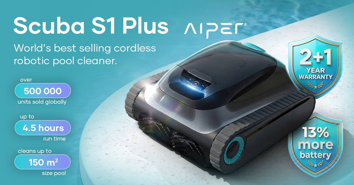 PW - 122 - Aiper S1 Plus Assets - 1200x628 Hero