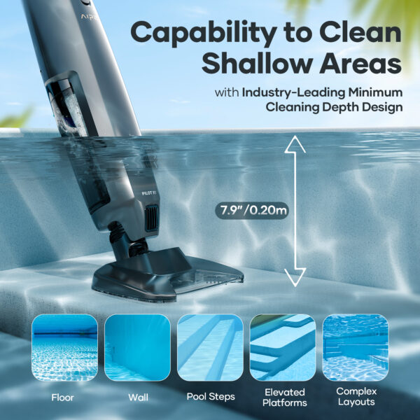 Aiper Pilot X1 Cordless Handheld Pool Vacuum - Image 7