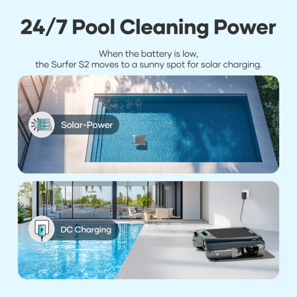 Aiper Surfer S2 Cordless Robotic Pool Skimmer - Image 7