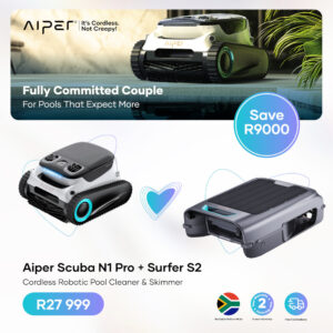 Aiper Scuba N1 Pro and Aiper Surfer S2 Cordless Robotic Bundle Pack