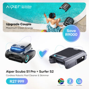 Aiper Scuba S1 Pro and Aiper Surfer S2 Cordless Robotic Bundle Pack